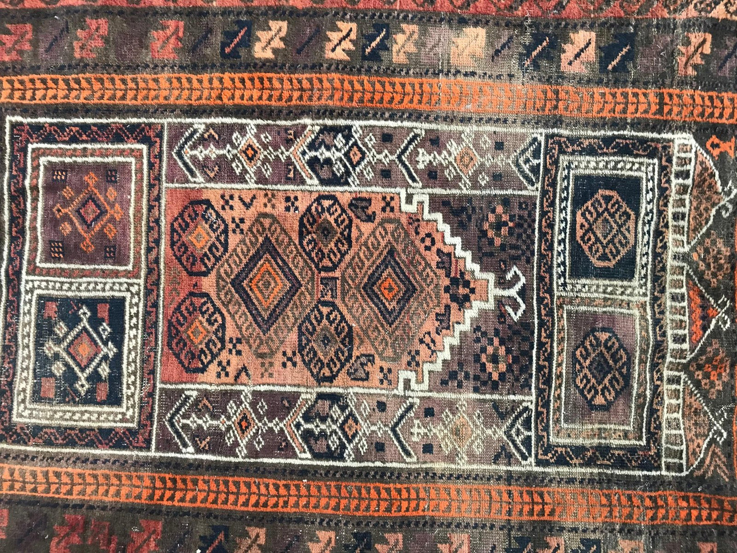 Vintage Turkmen Belutch Rug