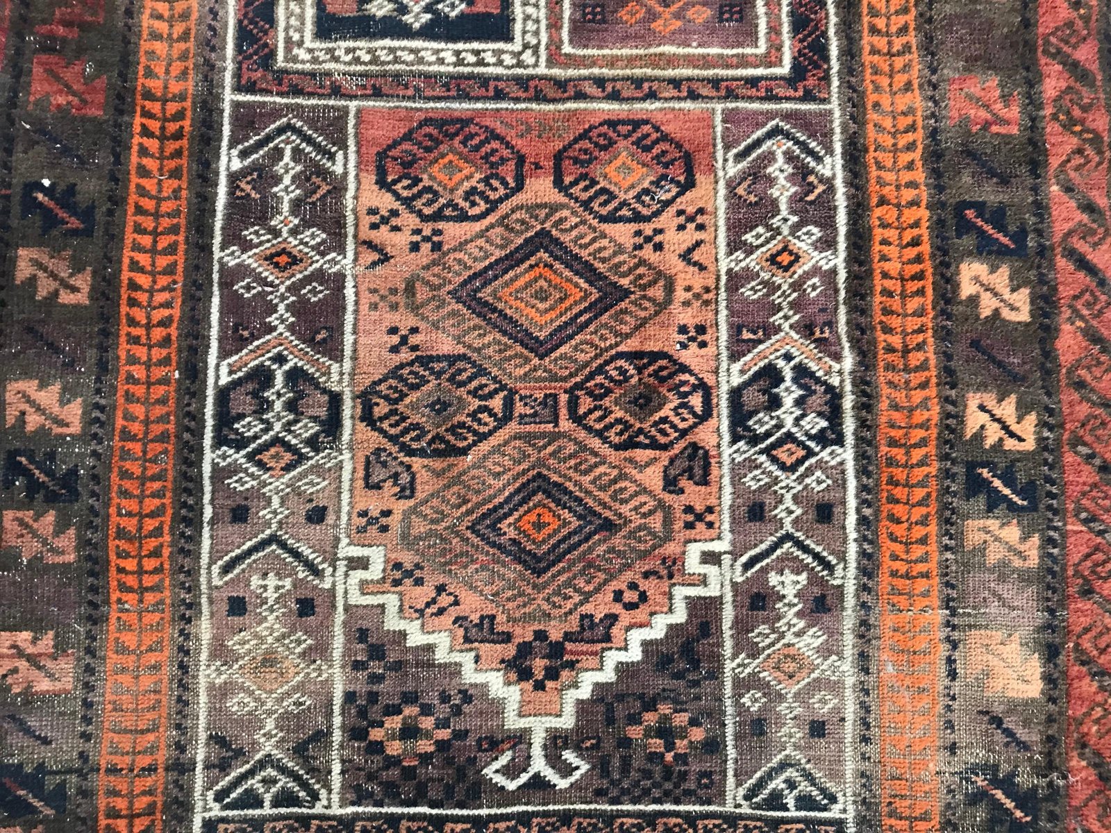 Vintage Turkmen Belutch Rug