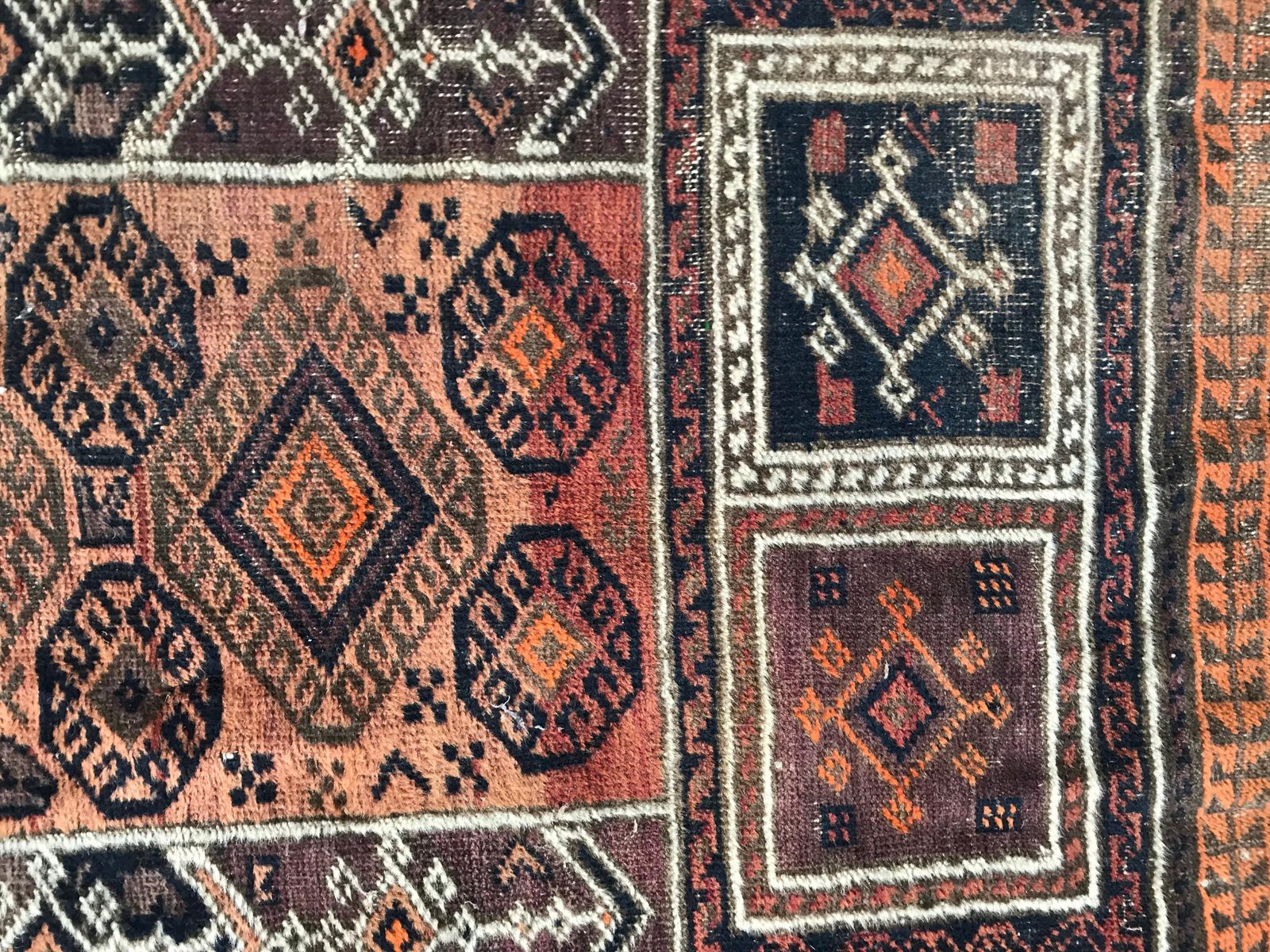 Vintage Turkmen Belutch Rug