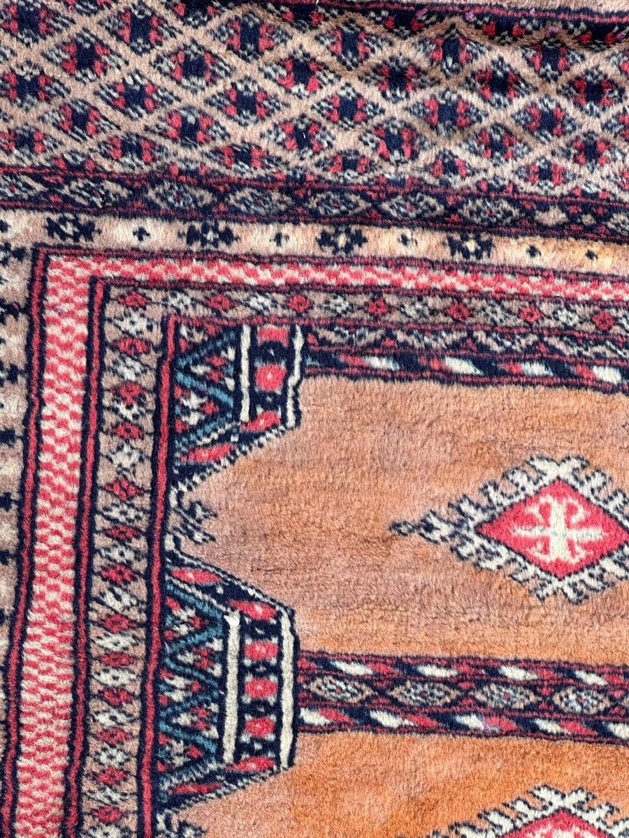 Vintage Turkmen Design Pakistani Rug from Bobyrugs, 1970s