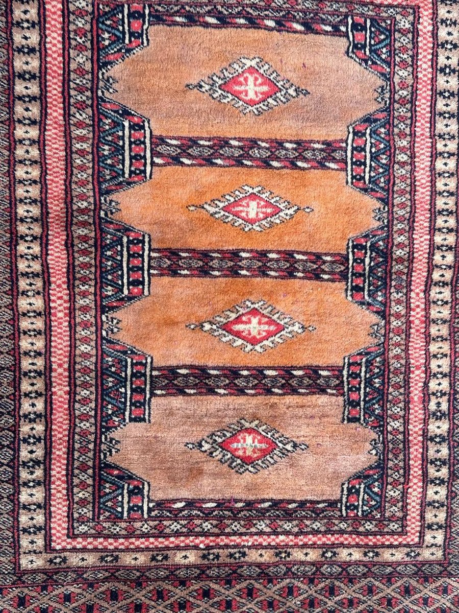 Vintage Turkmen Design Pakistani Rug from Bobyrugs, 1970s