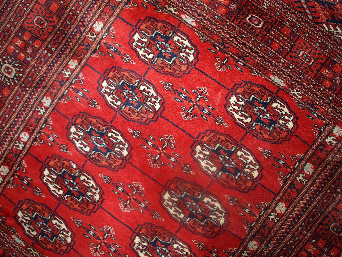 Vintage Turkmen Tekke Rug, 1970s