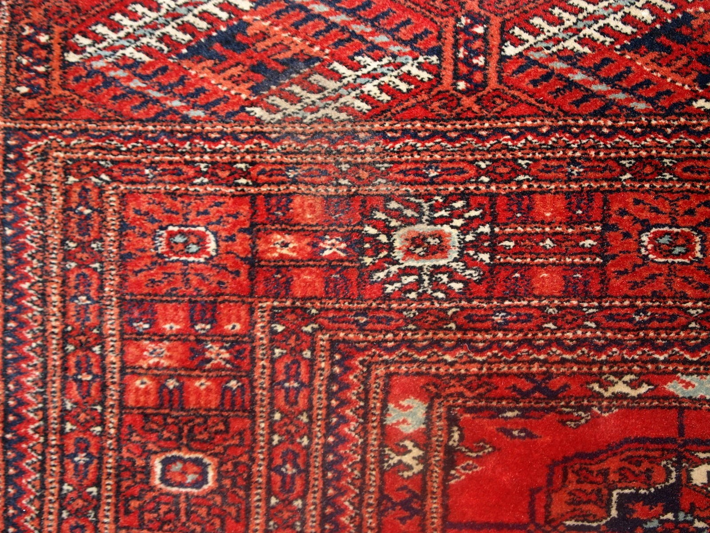 Vintage Turkmen Tekke Rug, 1970s