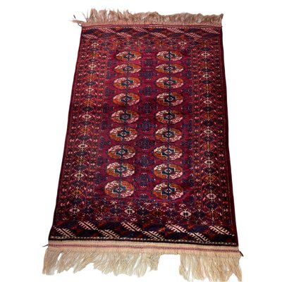 Vintage Turkoman Hand-Knotted Rug-AIV-1158685