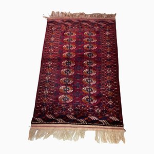 Vintage Turkoman Hand-Knotted Rug-AIV-1158685