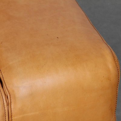 Vintage Two-Seater Leather Sofa by Gérard Guermonprez, 1970s-DAD-1747956