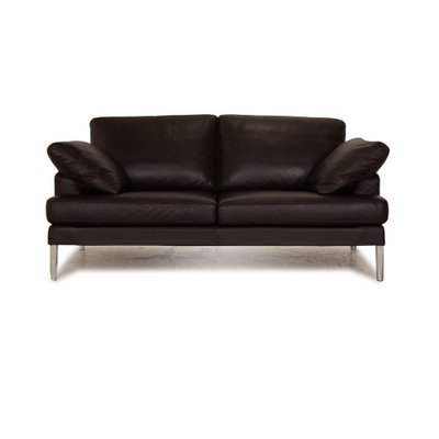 Vintage Two-Seater Sofa in Brown Leather-RQW-1763774