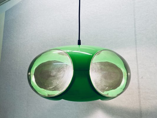 Vintage UFO Ceilings Lamp in Green from Massive Belgium, 1970s-PYR-1808135