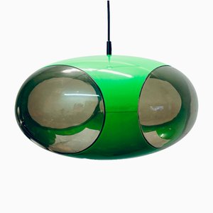 Vintage UFO Ceilings Lamp in Green from Massive Belgium, 1970s-PYR-1808135