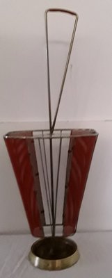 Vintage Umbrella Stand with Chromed Steel Frame, 1960s-HOI-828385