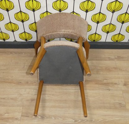 Vintage Upholstered Wood Armchair, 1960s-AFE-1816089