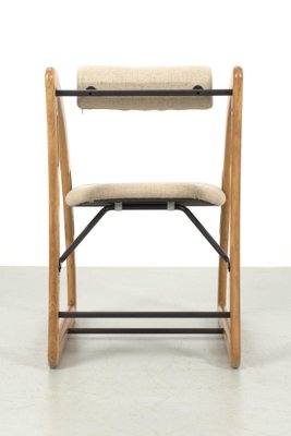 Vintage Upholstered Wood Chair-OKG-1721482