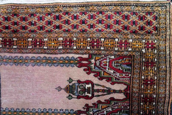 Vintage Uzbek Bukhara Rug, 1950s-JZV-1352653