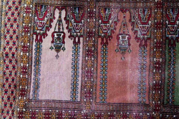 Vintage Uzbek Bukhara Rug, 1950s-JZV-1352653