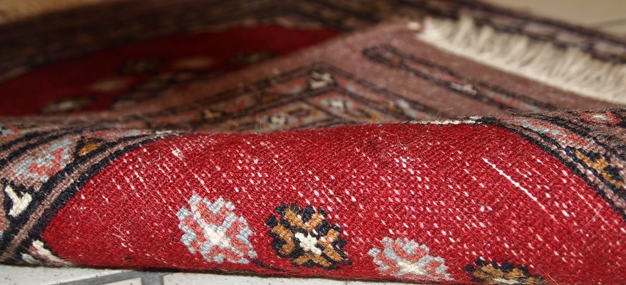 Vintage Uzbek Bukhara Rug, 1970s-JZV-1074282