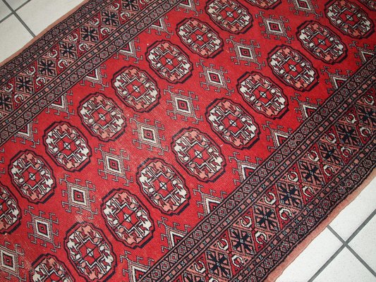 Vintage Uzbek Bukhara Runner, 1960s-JZV-960762