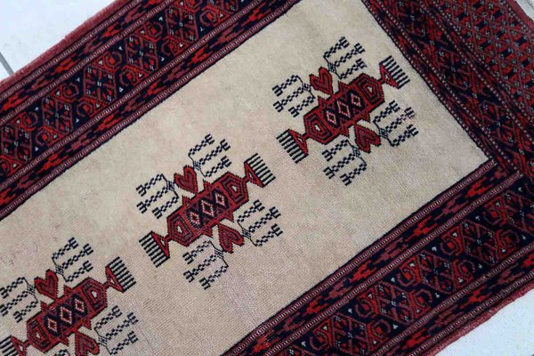 Vintage Uzbek Bukhara Runner Rug, 1960s-JZV-1352638