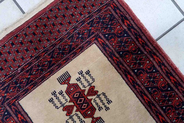 Vintage Uzbek Bukhara Runner Rug, 1960s-JZV-1352638