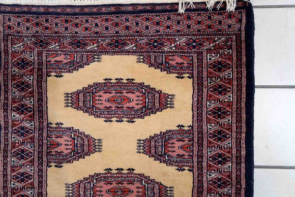 Vintage Uzbek Bukhara Runner Rug, 1970s-JZV-1384312