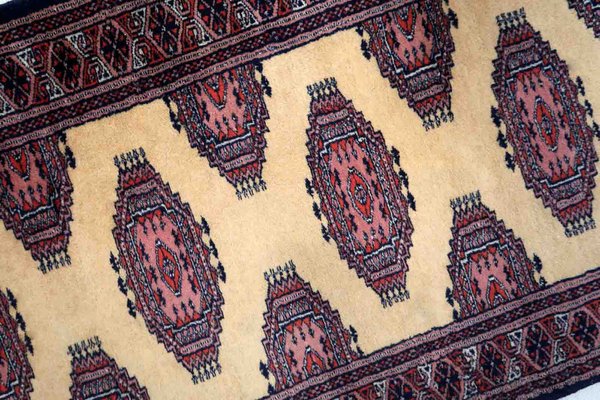 Vintage Uzbek Bukhara Runner Rug, 1970s-JZV-1384312