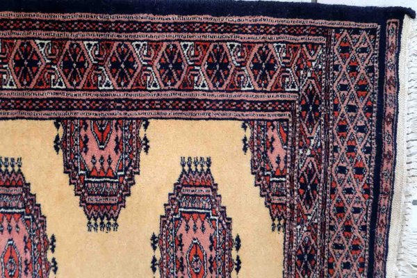 Vintage Uzbek Bukhara Runner Rug, 1970s-JZV-1384312