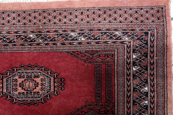 Vintage Uzbek Handmade Bukhara Rug, 1960s-JZV-1703308