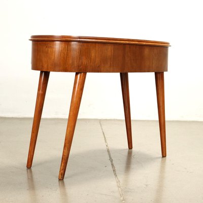 Vintage Vanity Table in Mahogany Veneer, Italy, 1950s-VMM-1785911