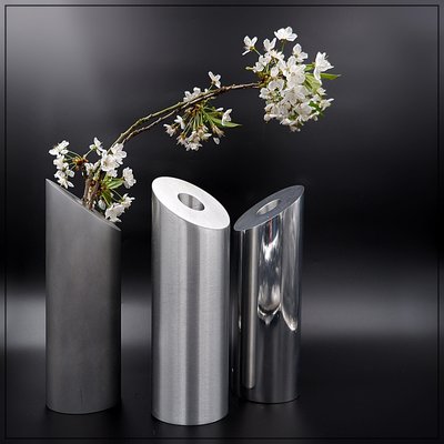 Vintage Vase in Stainless Steel-NYF-2018834