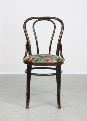 Vintage Velvet No. 18 Dining Chairs by Michael Thonet, Set of 4-HGJ-1251274