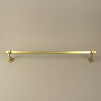 Vintage Viennese Brass Hand Towel Holder, 1920s-KDB-1798318