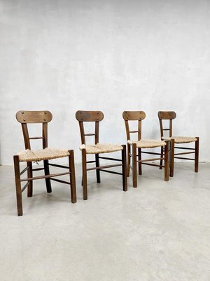 Vintage Wabi Wabi Straw Dining Chairs-BW-1359951