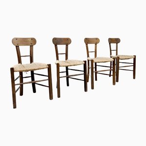 Vintage Wabi Wabi Straw Dining Chairs-BW-1359951