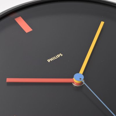 Vintage Wall Clock from Philips, 1980s-IXK-1796711