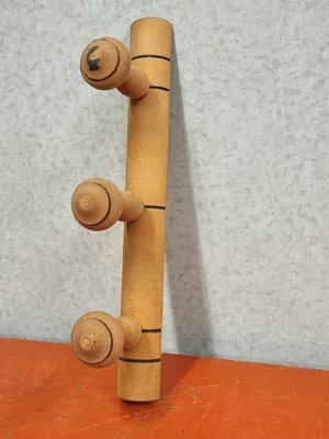 Vintage Wall Coat Rack in Faux Bamboo, 1920s-IFQ-2017495