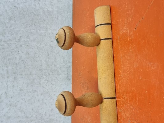 Vintage Wall Coat Rack in Faux Bamboo, 1920s-IFQ-2017495