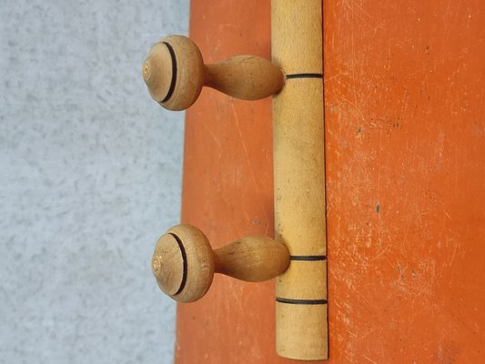 Vintage Wall Coat Rack in Faux Bamboo, 1920s-IFQ-2017495