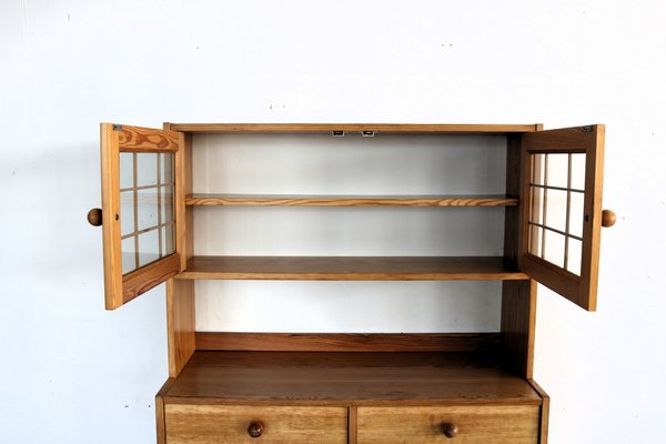 Vintage Wall Cupboard in Pine, Sweden, 1970s-FUN-1740271