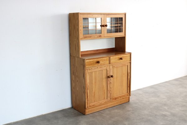 Vintage Wall Cupboard in Pine, Sweden, 1970s-FUN-1740271