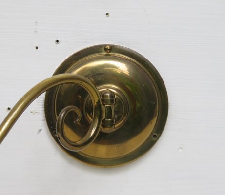 Vintage Wall Lamp in Brass, 1950s-EY-1342357