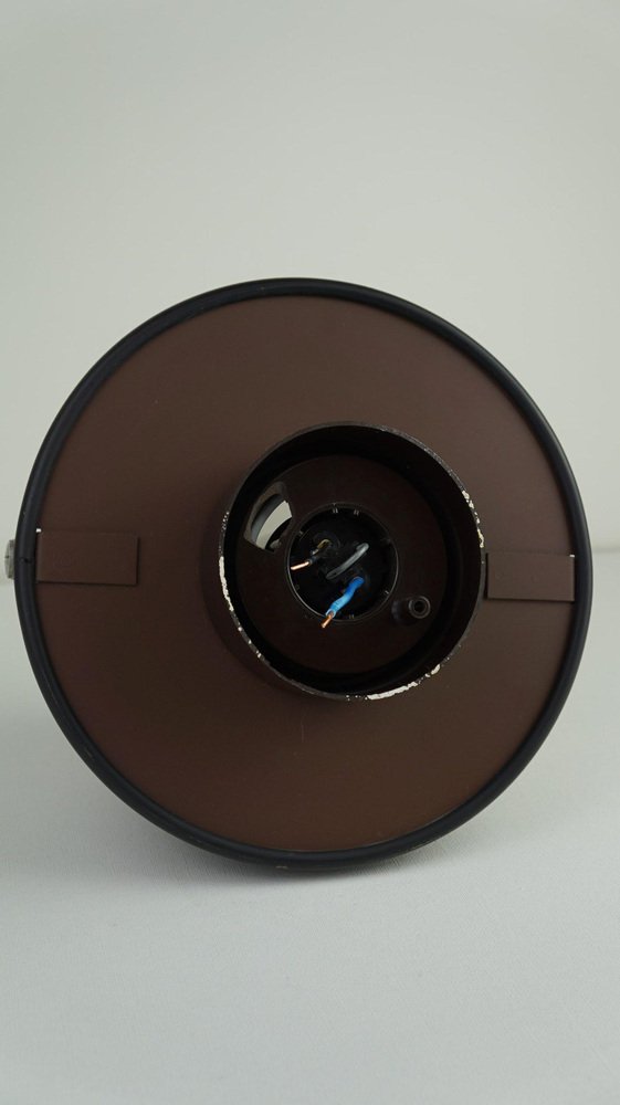 Vintage Wall Lamp in Brown from Dijkstra, 1970s