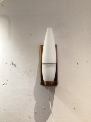 Vintage Wall Lamp in Copper Glass, 1960s-SU-1799157