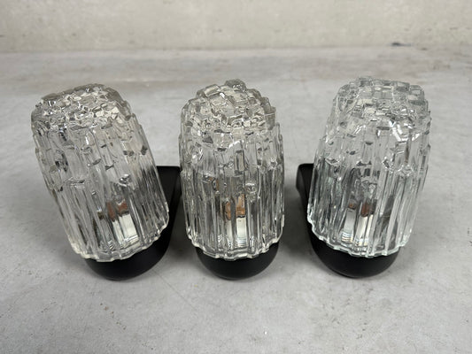 Vintage Wall Lamps from Hoffmeister, Set of 3