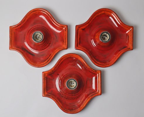 Vintage Wall Lamps from Hustadt Leuchten, 1970s, Set of 3-ESB-1811827