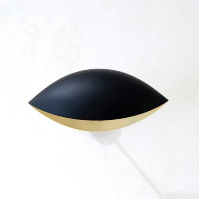 Vintage Wall Light in Brass and Aluminium, 1950s-WLO-1420304