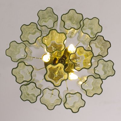 Vintage Wall Light in Murano Green Trunci, Italy, 1990s-MPO-1739585