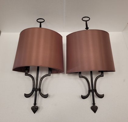 Vintage Wall Lights, France, Set of 2-NUC-1774285