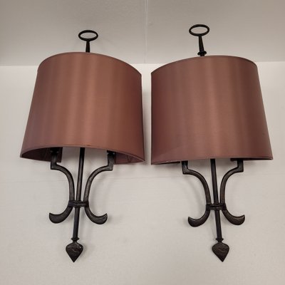 Vintage Wall Lights, France, Set of 2-NUC-1774285