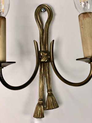 Vintage Wall Lights in Bronze, 1970s, Set of 2-RWZ-1404705