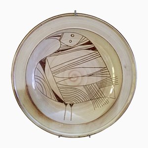 Vintage Wall Plate by Jacques Pouchain, 1950s-EVQ-2040203