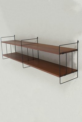 Vintage Wall Unit in Wood & Metal-OKG-1719056